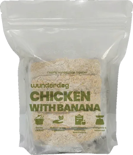 Chicken with Banana fresh recipe pouch